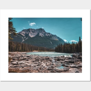 Jasper National Park Mountain Landscape Photo V3 Posters and Art